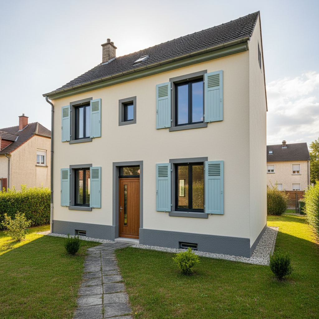 Maison après rénovation